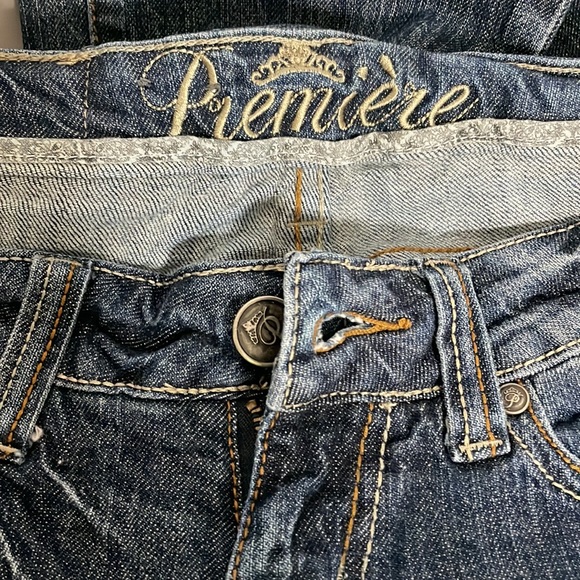Women/Junior’s Premier Denim Jeans size 0/1 dark wash - Picture 5 of 5